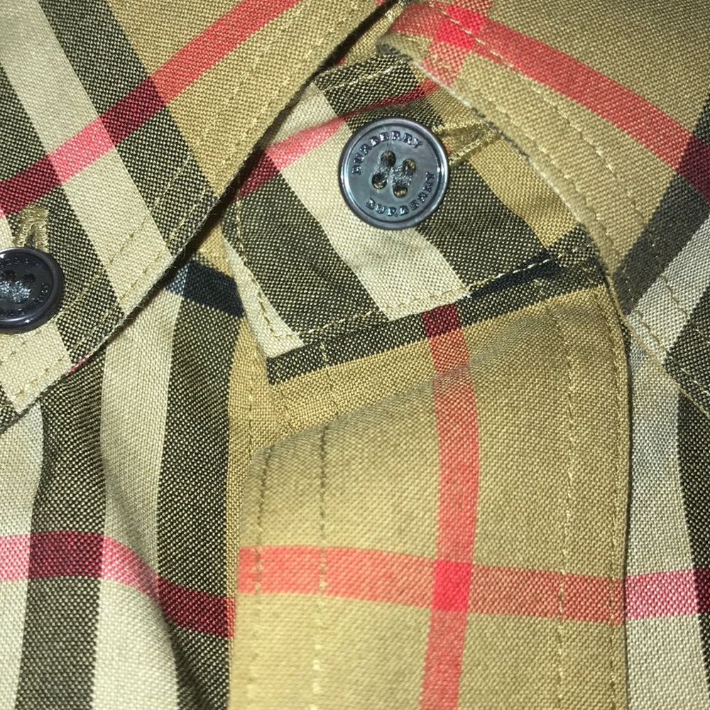 Authentic Burberry button down - Picture 2 of 5